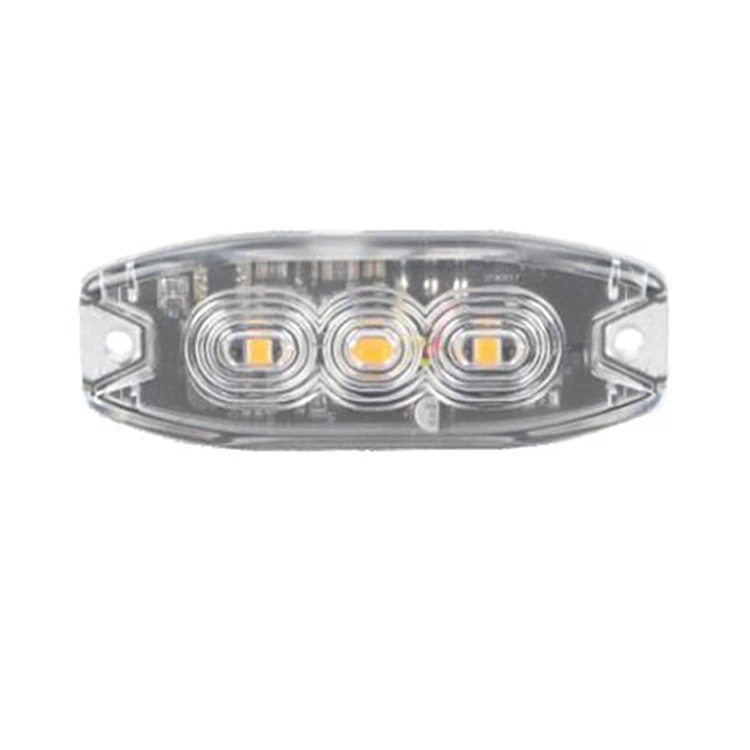 amber led strobe light 3leds
