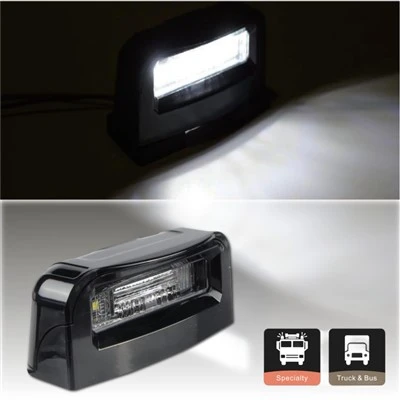 3LED High Brightness 24V IP65 Car Truck License Plate Light factory